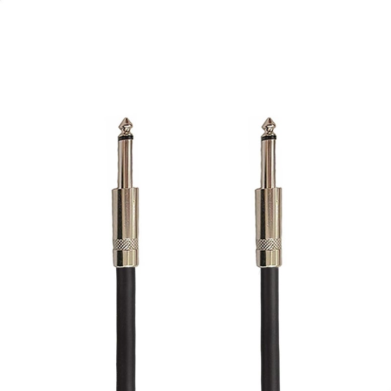 HeyTones Professional 10 Feet 12 Gauge 1/4" to 1/4" TS Speaker Cables - 12AWG 10ft DJ/PA Speaker Cords Amp Audio Wires - 2 Pack - Image 4